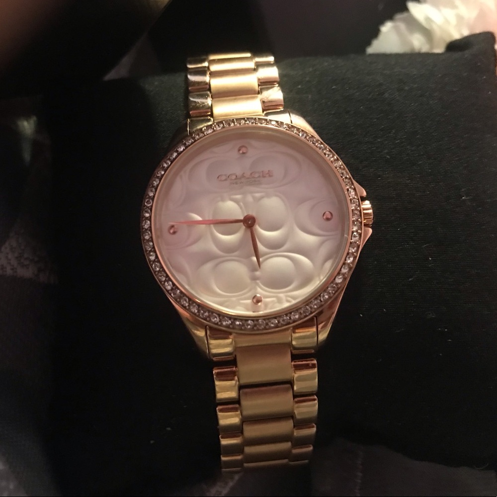 Coach watch. Authentic. NIB never worn. Rose gold
